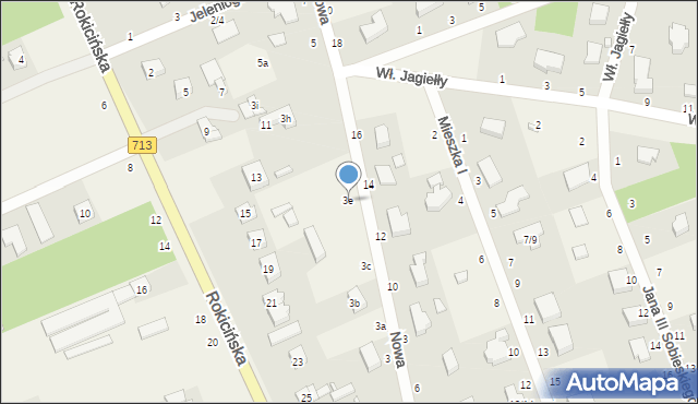 Bukowiec, Nowa, 3e, mapa Bukowiec