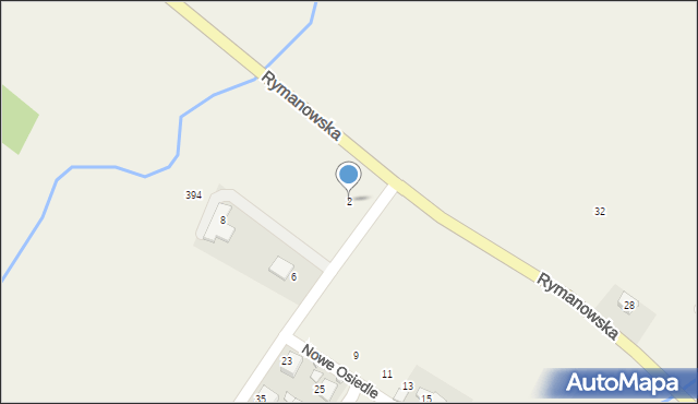 Bukowsko, Nowe Osiedle, 2, mapa Bukowsko