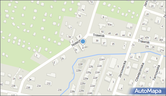 Bydgoszcz, Notecka, 4, mapa Bydgoszczy