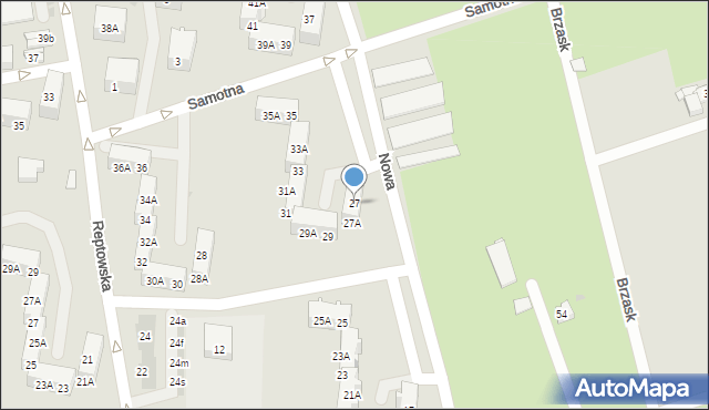 Bytom, Nowa, 27, mapa Bytomia