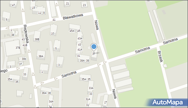 Bytom, Nowa, 37, mapa Bytomia