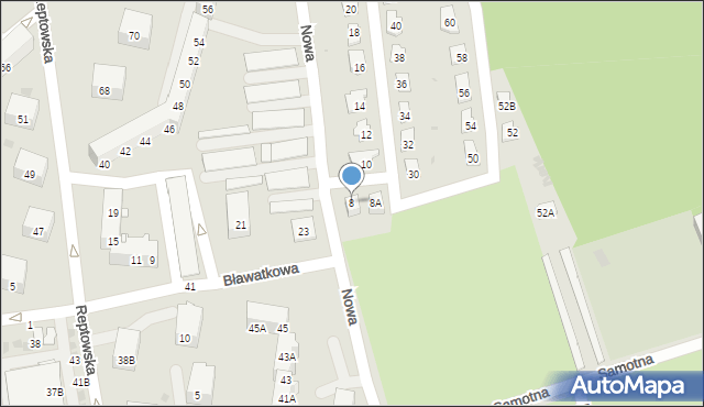 Bytom, Nowa, 8, mapa Bytomia