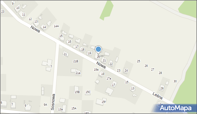 Chorula, Nowa, 20, mapa Chorula