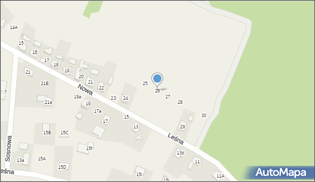 Chorula, Nowa, 26, mapa Chorula