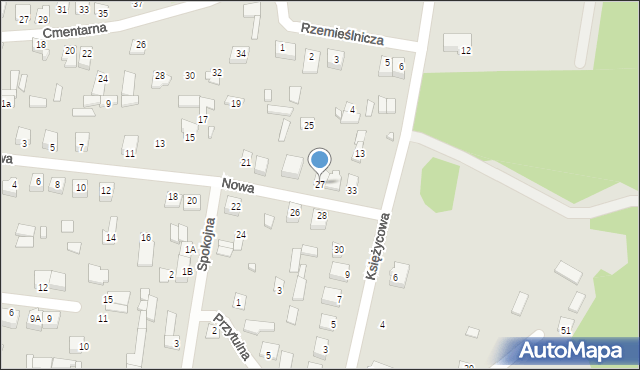 Chorzele, Nowa, 27, mapa Chorzele