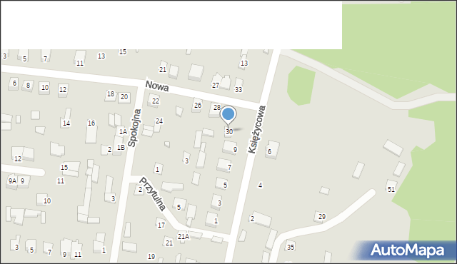 Chorzele, Nowa, 30, mapa Chorzele