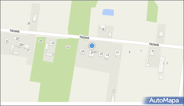 Chorzenice, Nowa, 17, mapa Chorzenice