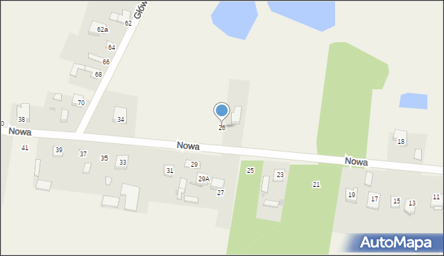 Chorzenice, Nowa, 26, mapa Chorzenice