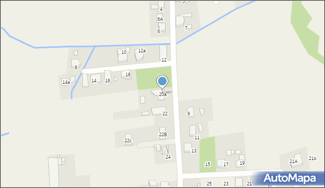 Chróścina, Nowowiejska, 20a, mapa Chróścina