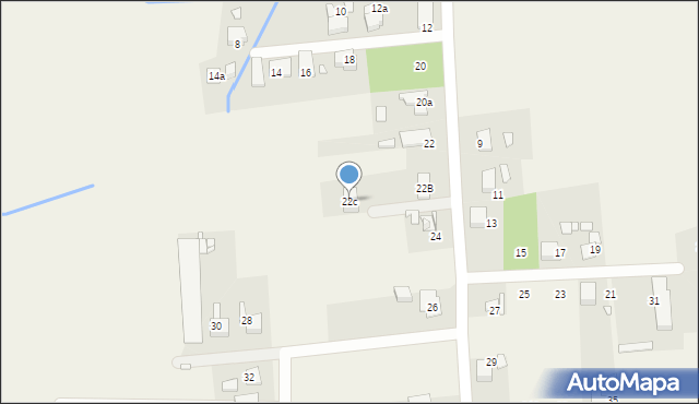 Chróścina, Nowowiejska, 22c, mapa Chróścina