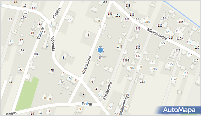 Chruszczobród, Norwida Cypriana Kamila, 6A, mapa Chruszczobród