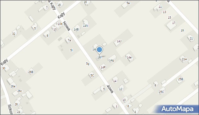 Chudów, Nowa, 14I, mapa Chudów