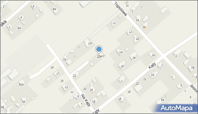 Chudów, Nowa, 22A, mapa Chudów