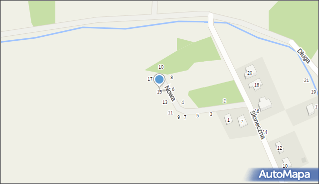 Chwałowice, Nowa, 15, mapa Chwałowice