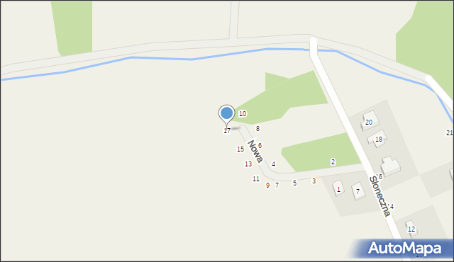 Chwałowice, Nowa, 17, mapa Chwałowice