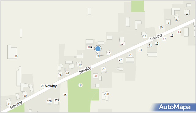 Cisie, Nowiny, 18, mapa Cisie