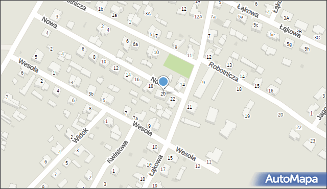 Czarne, Nowa, 20, mapa Czarne