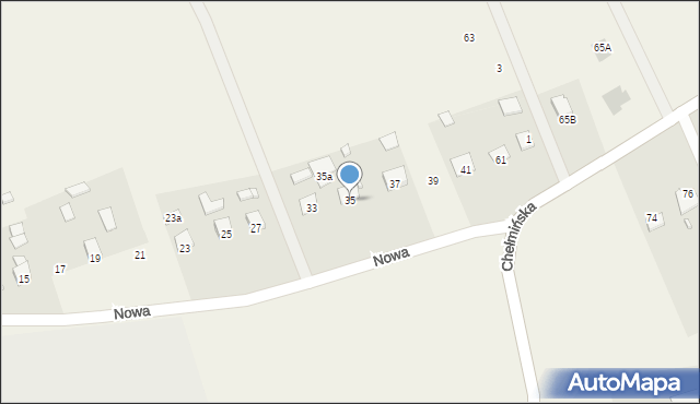 Czarże, Nowa, 35, mapa Czarże