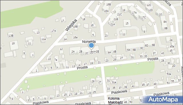 Czeladź, Norwida Cypriana Kamila, 2D, mapa Czeladź