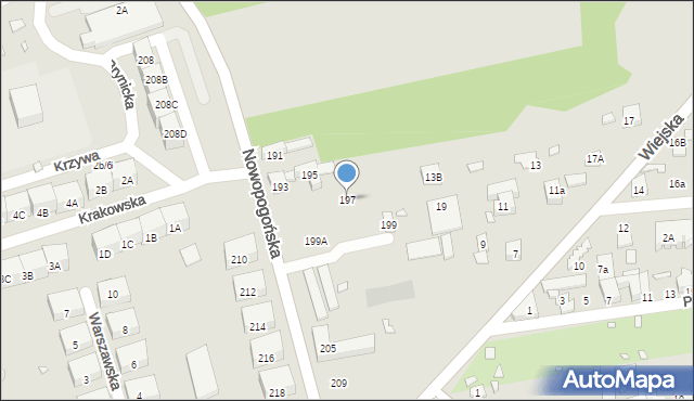 Czeladź, Nowopogońska, 197, mapa Czeladź