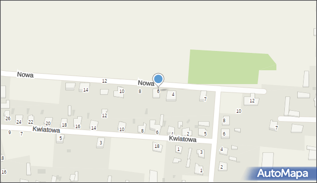 Czerniewice, Nowa, 6, mapa Czerniewice