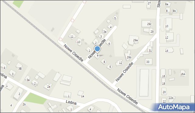 Czernikowo, Nowe Osiedle, 7, mapa Czernikowo