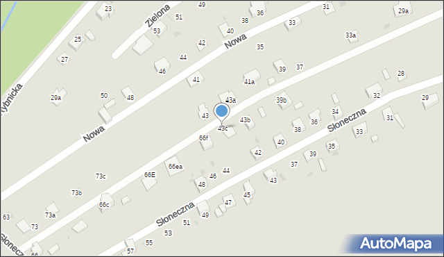 Czerwionka-Leszczyny, Nowa, 43c, mapa Czerwionka-Leszczyny