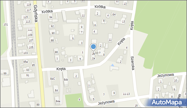 Czerwonak, Nowa, 2b, mapa Czerwonak