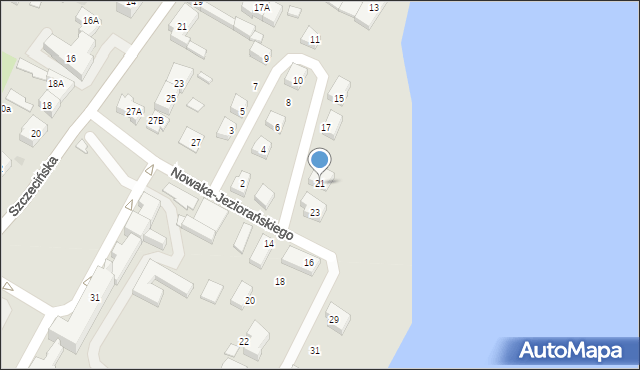 Człuchów, Nowaka-Jeziorańskiego Jana, 21, mapa Człuchów