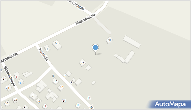 Czyżew, Norwida Cypriana Kamila, 7b, mapa Czyżew