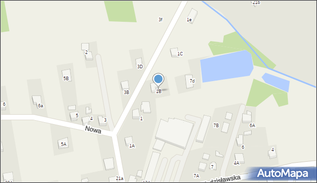 Czyżowice, Nowa, 1B, mapa Czyżowice