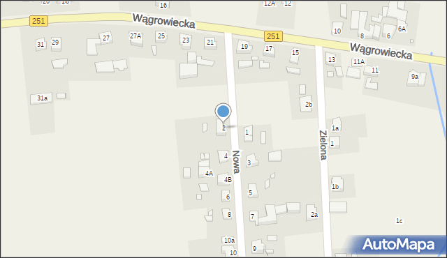 Damasławek, Nowa, 2, mapa Damasławek