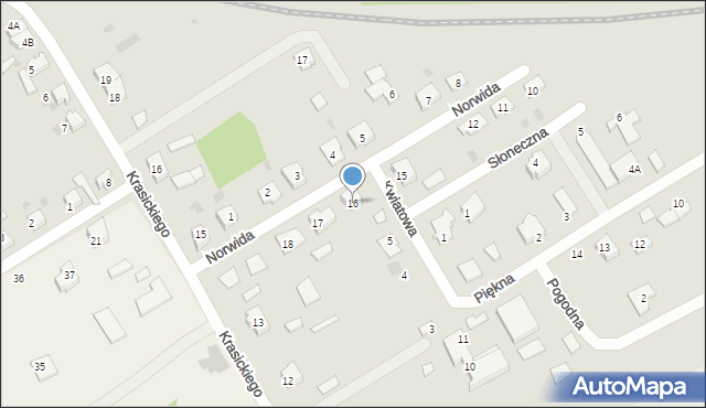 Dobiegniew, Norwida Cypriana Kamila, 16, mapa Dobiegniew