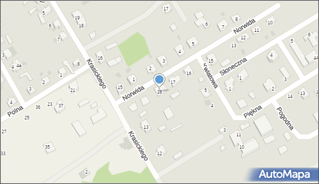 Dobiegniew, Norwida Cypriana Kamila, 18, mapa Dobiegniew