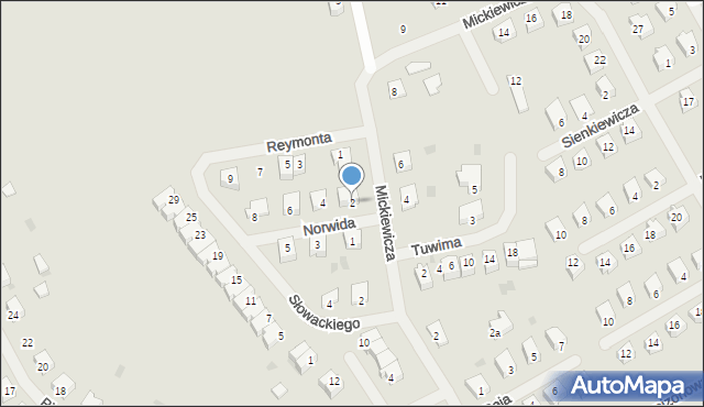 Dobre Miasto, Norwida Cypriana Kamila, 2, mapa Dobre Miasto