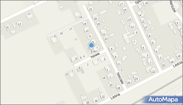 Dopiewo, Nowa, 2, mapa Dopiewo