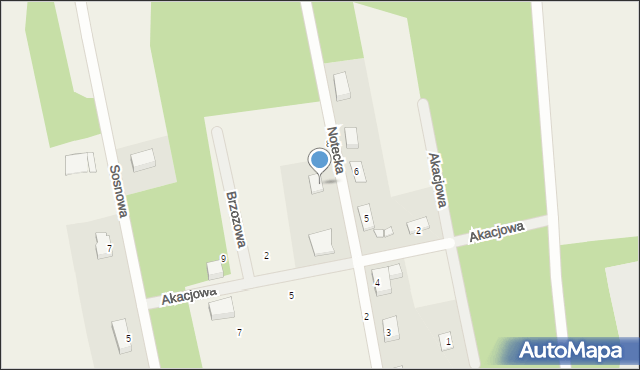 Drawski Młyn, Notecka, 17, mapa Drawski Młyn