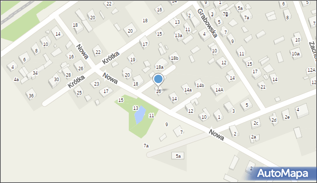 Duczki, Nowa, 16, mapa Duczki