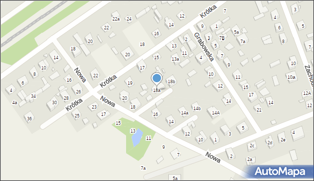 Duczki, Nowa, 18a, mapa Duczki