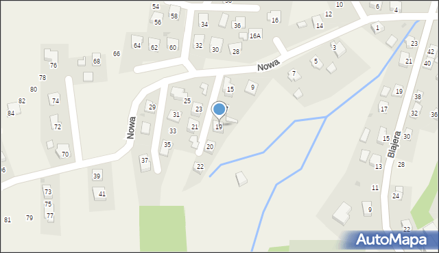 Frysztak, Nowa, 19, mapa Frysztak