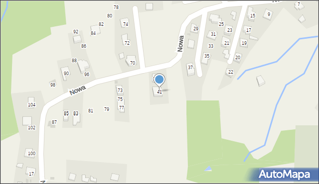 Frysztak, Nowa, 41, mapa Frysztak