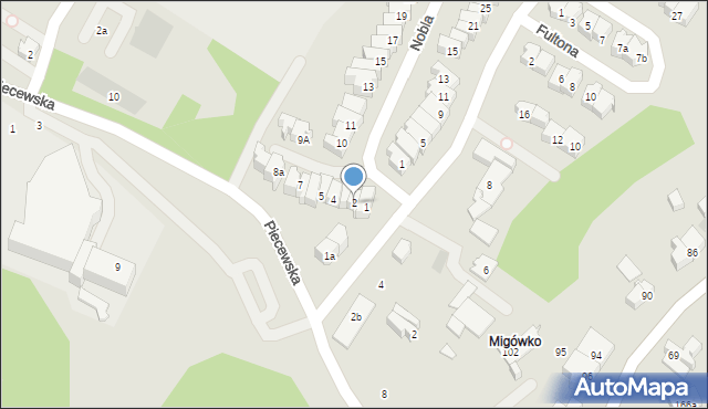 Gdańsk, Nobla Alfreda, 2, mapa Gdańska