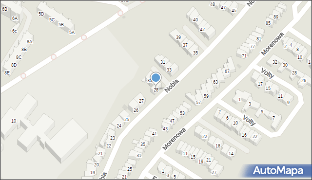 Gdańsk, Nobla Alfreda, 28, mapa Gdańska