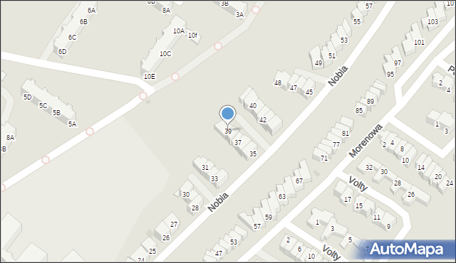 Gdańsk, Nobla Alfreda, 39, mapa Gdańska