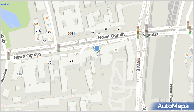 Gdańsk, Nowe Ogrody, 7, mapa Gdańska