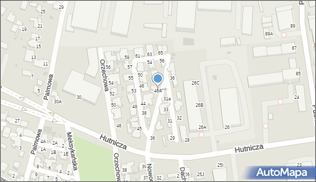 Gdynia, Nowodworskiego, 46A, mapa Gdyni