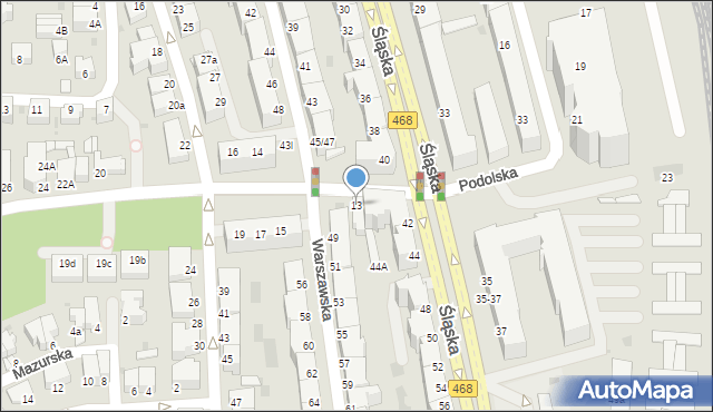 Gdynia, Nowogrodzka, 13, mapa Gdyni