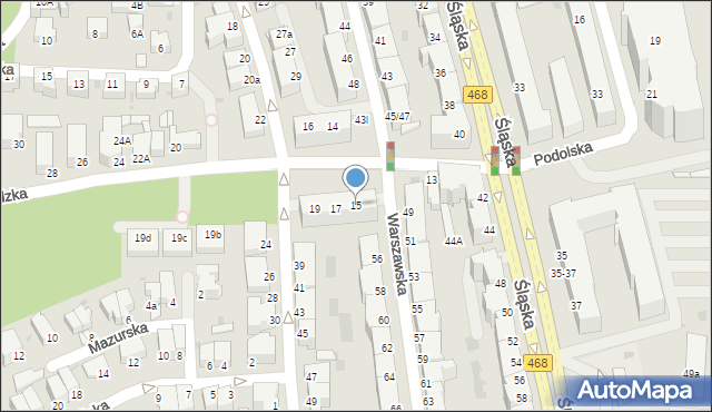 Gdynia, Nowogrodzka, 15, mapa Gdyni