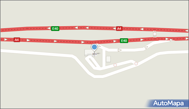 Gliwice, Nowych Perspektyw, 82v, mapa Gliwic