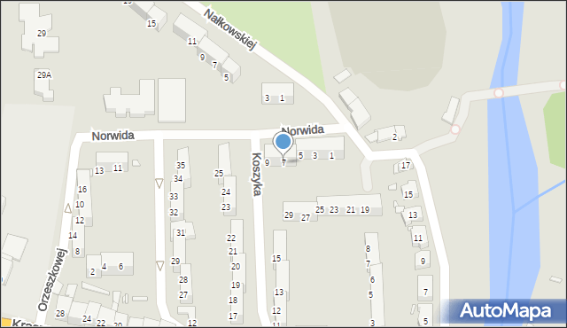 Głuchołazy, Norwida Cypriana Kamila, 7, mapa Głuchołazy